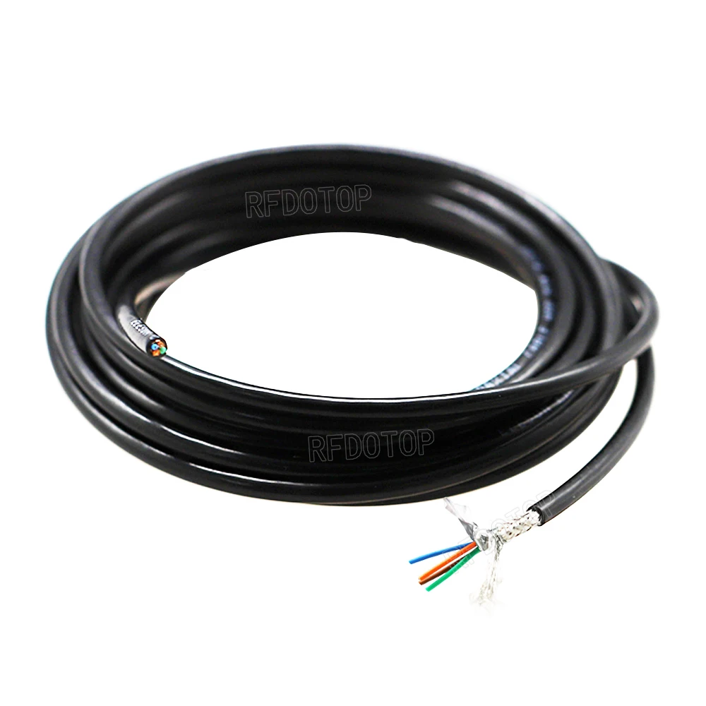HSD 535 4 Core Black 100 Ohm 1M/2M/3M/5M/10M PVC Insulated Shielded HSD LVDS 4-Core Cable for 4 Pin Connector