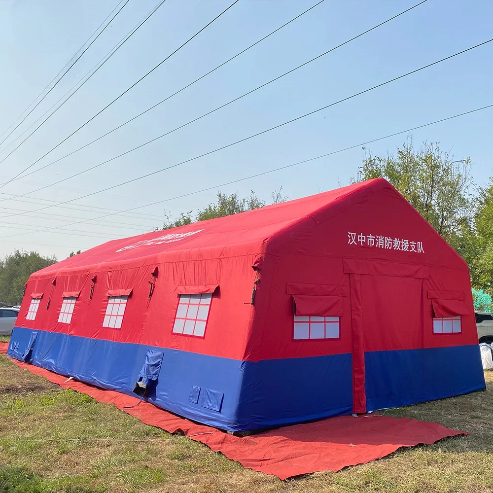 Buy Outdoor Temporary Isolation Fire Rescue Emergency Shelter Disaster Relief Inflatable Tent House