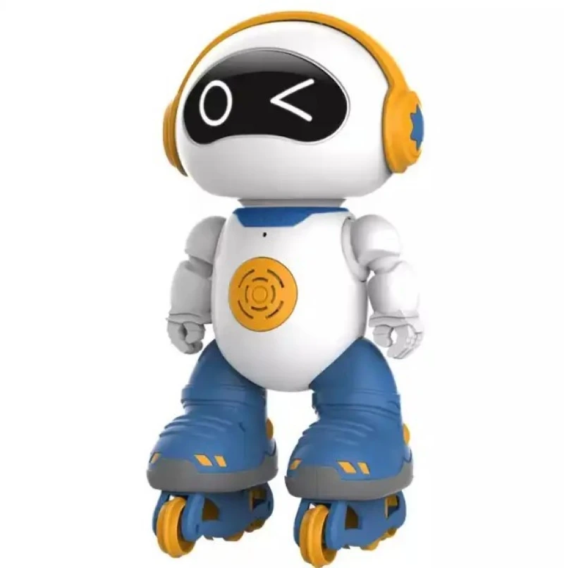 Remote-Controlled Robot Charging Toy Early Education Puzzle Girl Can Dance High-Tech Boy Lights Children Gift