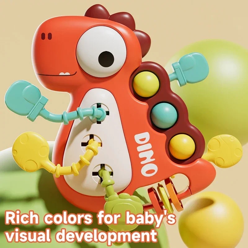 Montessori Pull String Giocattoli sensoriali Afferrare le dita Formazione Apprendimento precoce Giocattolo Attività Giocattoli per bambini Neonati Giocattoli educativi Regali