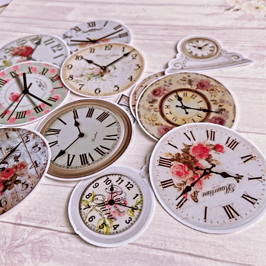 12Pcs Flower Clock … - image