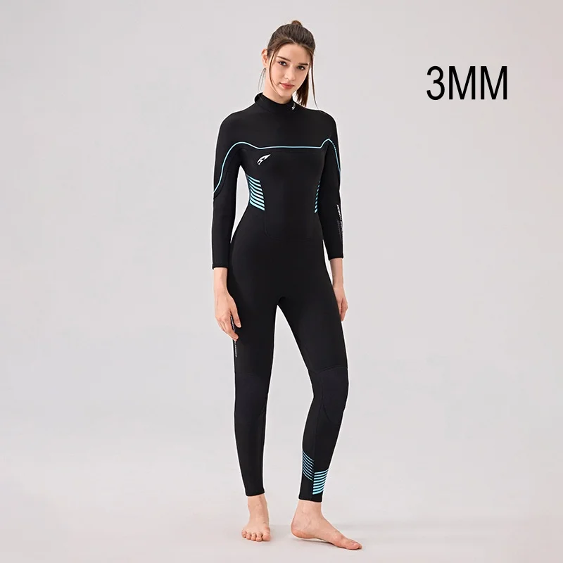 

3MM Men Women Full Body Scuba Keep Warm UnderWater Hunting Snorkeling Swim Diving Suit Neoprene Spearfishing Kayaking WetSuit
