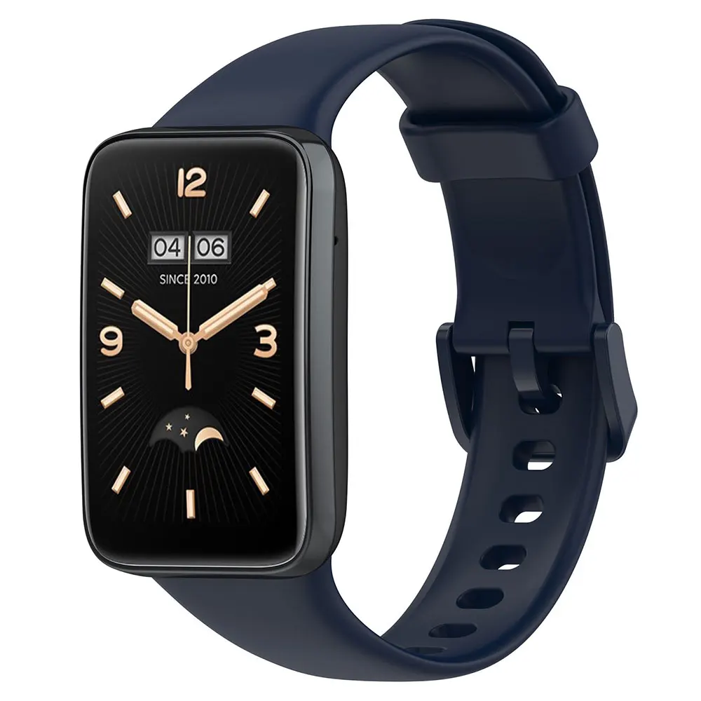 Película protectora 3D + Correa de reloj para Xiaomi Band 7 Pro, pulsera deportiva de silicona, pulsera de repuesto
