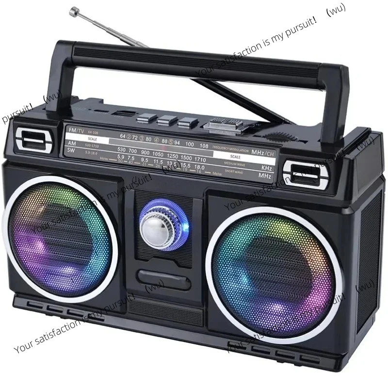 RX-750D Retro Radio LED Classic FM AM SW Portable BT USB tf Full Wave Receiver/Radio Built-in Speaker