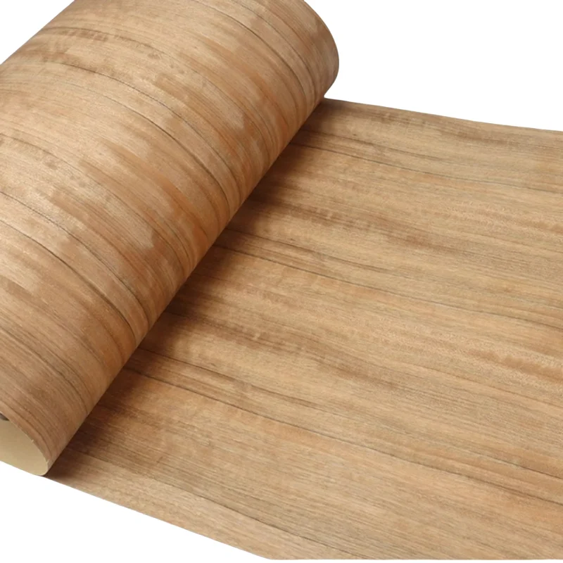 L:250*58cm T:0.25mm Natural Walnut Ebony Wood Veneer Sheets Perfect Furniture Cabinets DIY Renovation(backing Kraft paper)