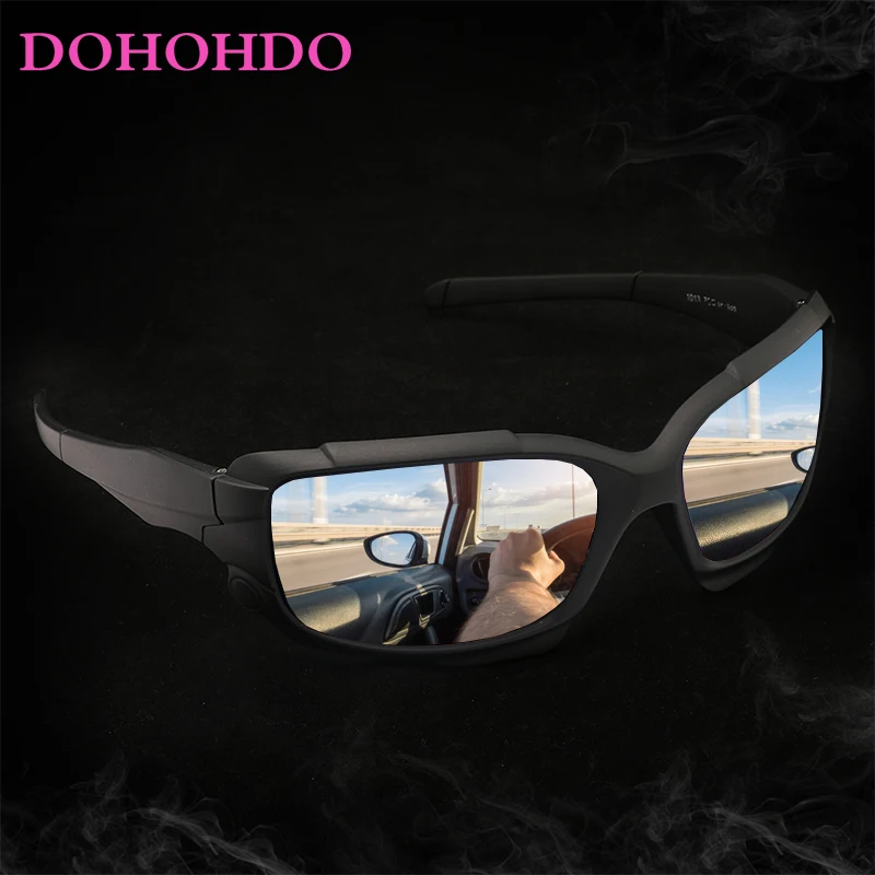 DOHOHDO Men Polarized Sunglasses Night Vision Bicycle MTB Road Bike Glasses Sport Driving Fishing Goggles Cycling Eyewear Women