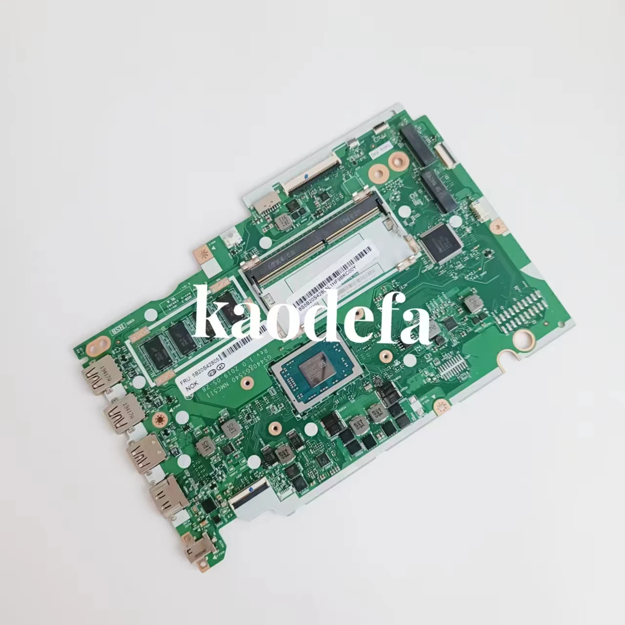 NM-C511 For Ideapad S145-15API Laptop Motherboard 81UT CPU: R3-3200U / R5-3500U / R7-3700U RAM: 4GB FRU: 5B20S42805 5B20S42804