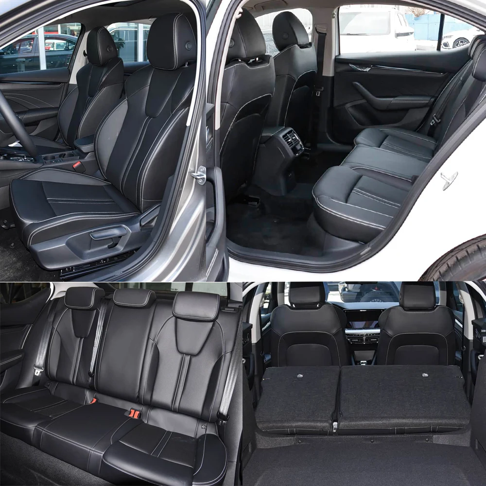 Car Special Seat Cover For Skoda Octavia 2020 2021 2022 2023 2024 2025 PU Leather Cushion Protector Car Seat Covers Accessories