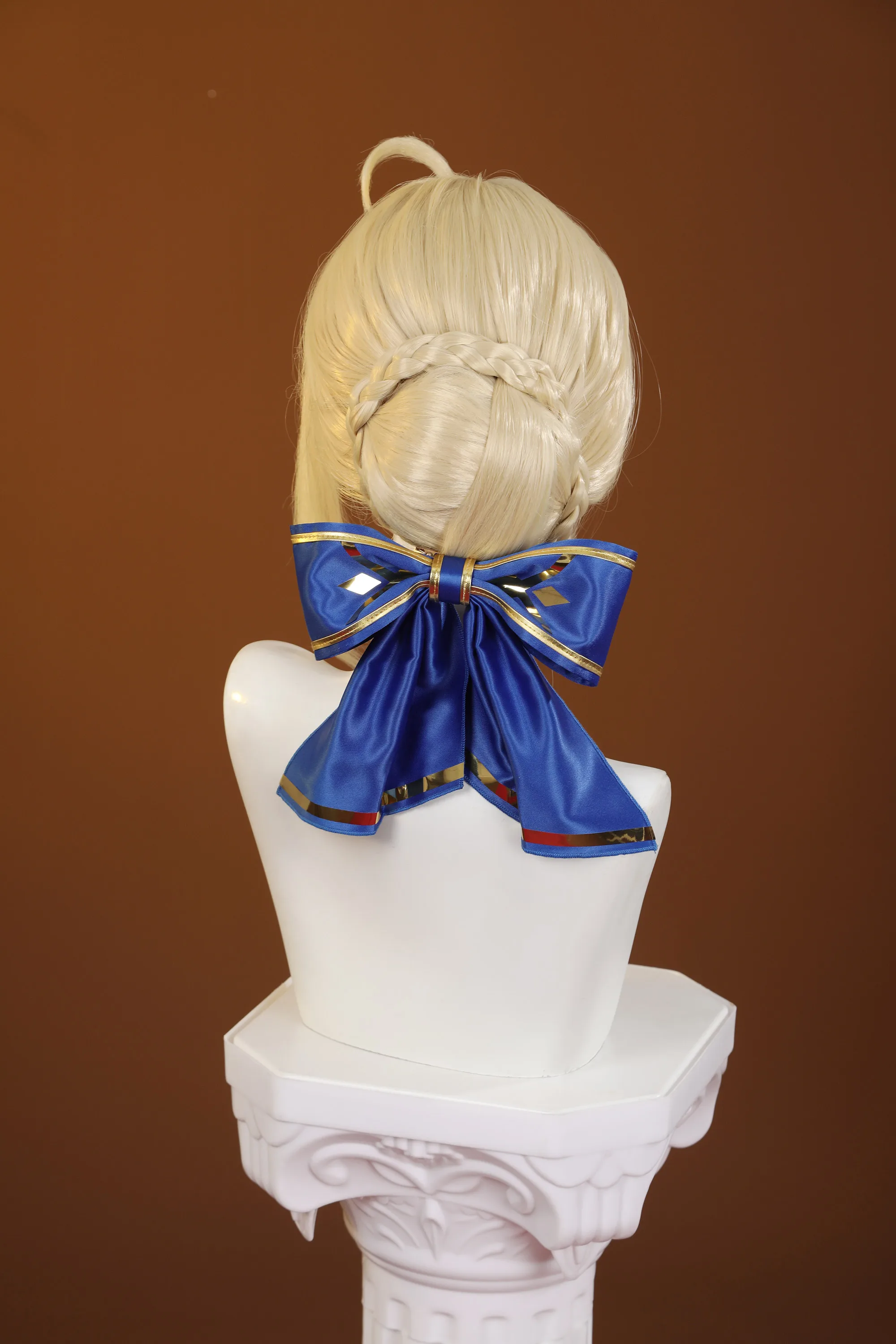 لعبة هونكاي كوسبلاي ستار رايل X صابر زي نسائي أزرق توب تنورة أغطية الرأس القوس الهالوين كوس المرحلة الزي