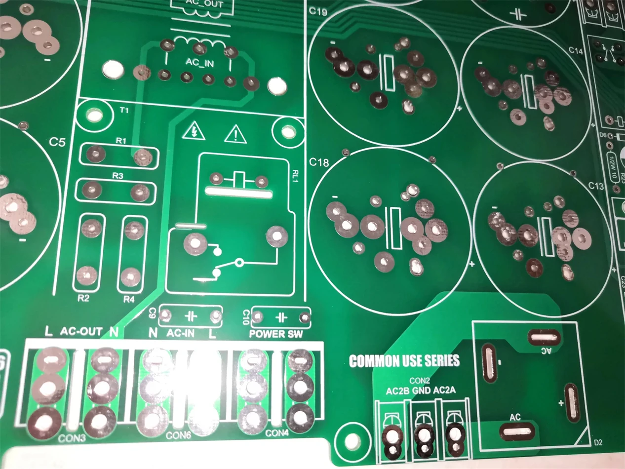 Bryston or General Horn Protection Soft Start Rectifier Filter Power Supply Board, Left and Right Channels Independent