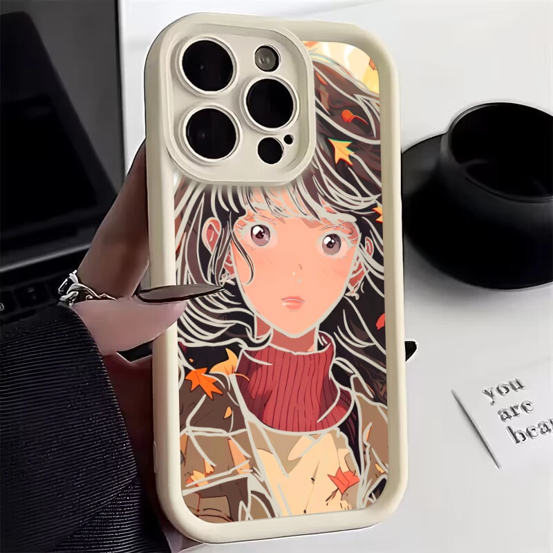 

Frosted non-slip all-inclusive case For iPhone14 12 13 11 15 ProMax14 15Pro XSmax XR X 8 14 15Plus Hollow-out paintings case