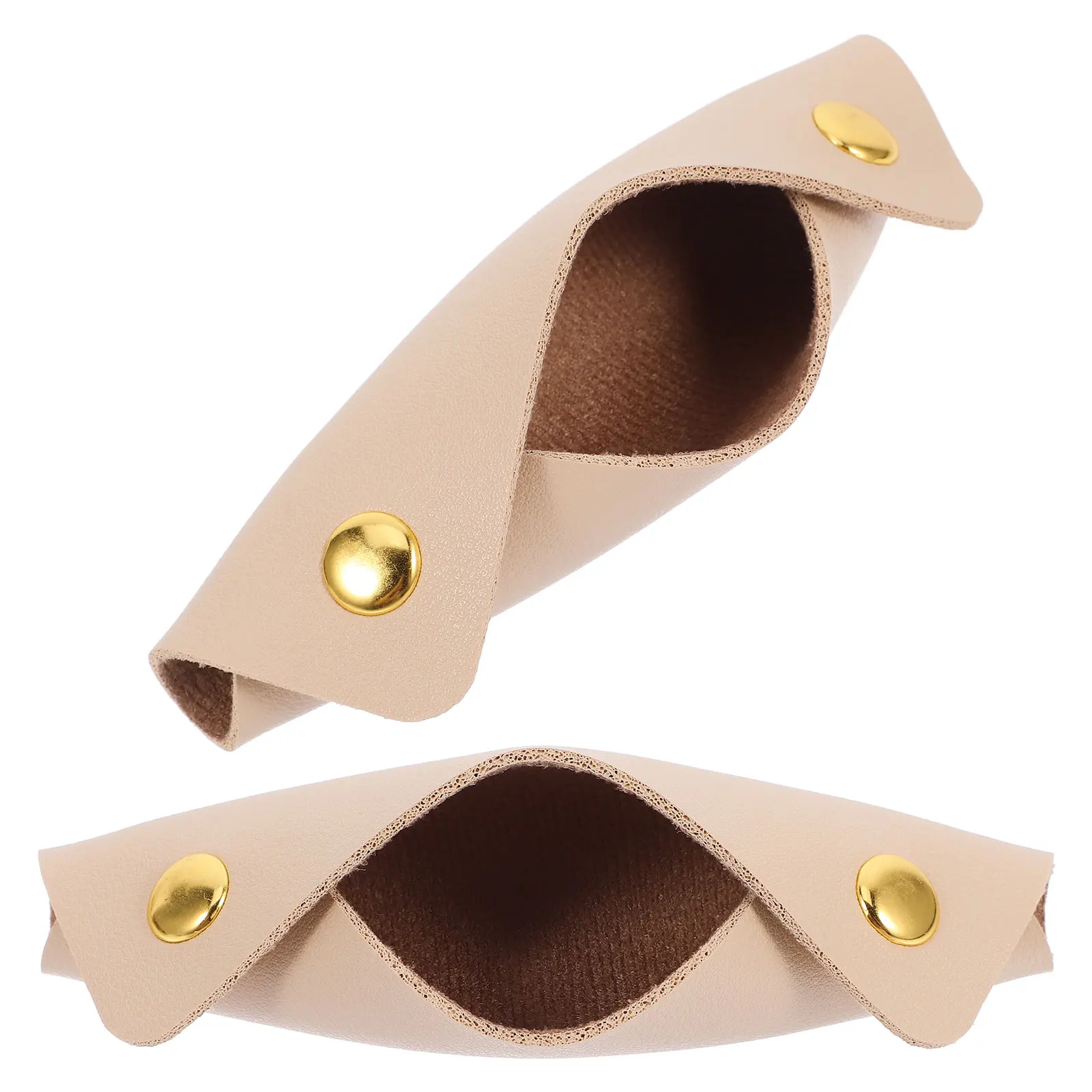 2 Pcs Anti-left Handle Case Decorative Wraps Portable Handbag Strap Protect Protector for Beige