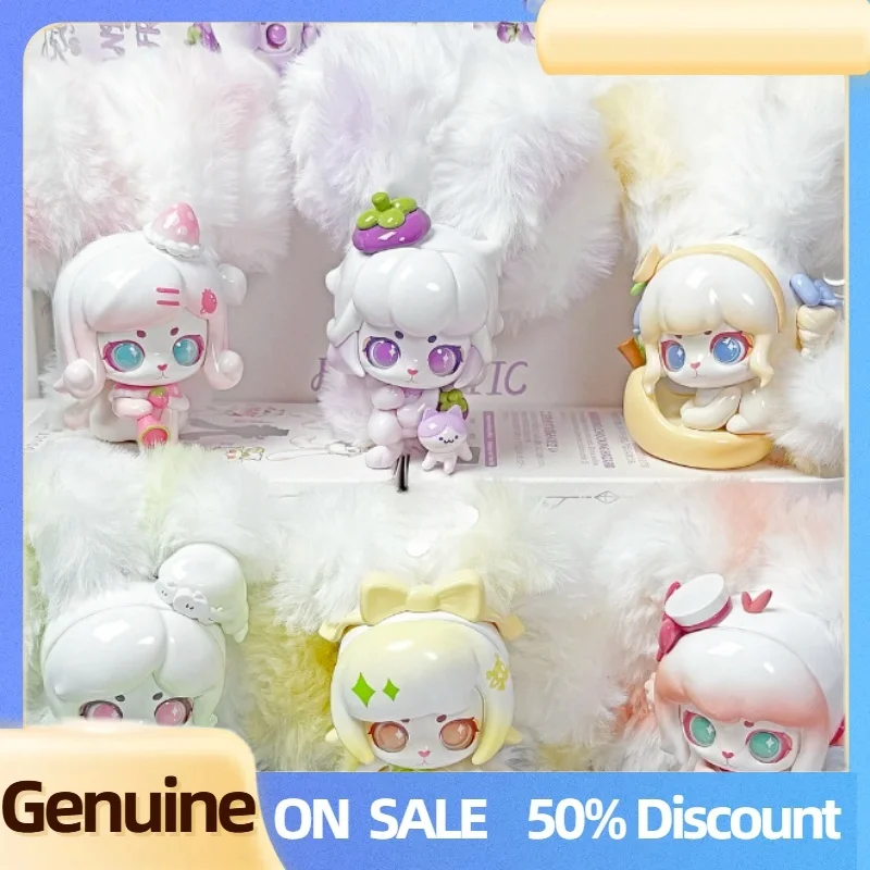 

Genuine Cup Rabbit Fantastic Fruit Series Pvc Model Rabbit Figure Room Desk Decoration Blind Box Doll Mystery Box Birthday Gift