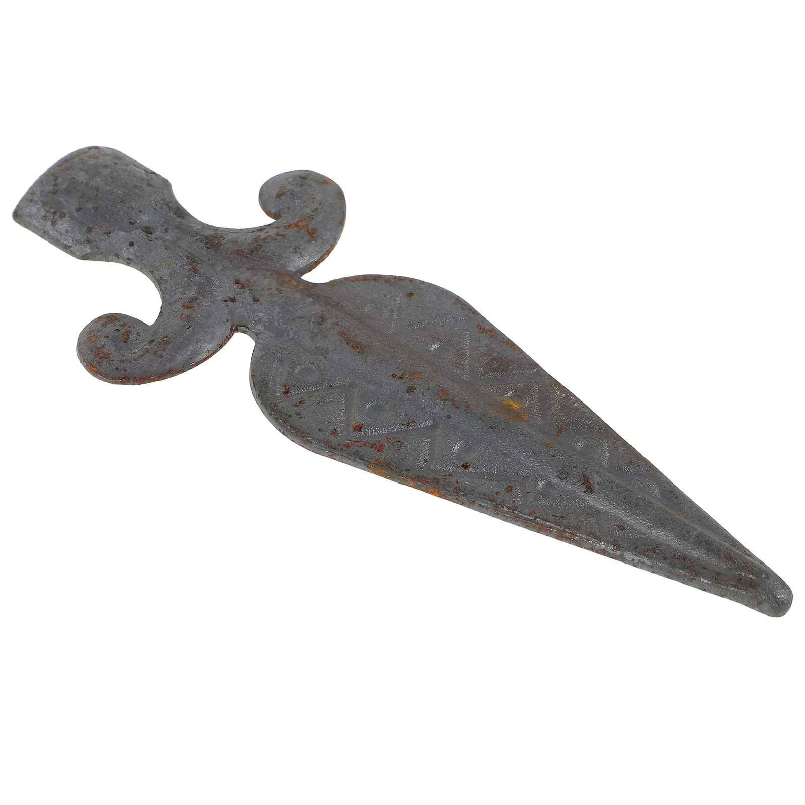 

Cast Iron Head Spire Finial Topper Metal Fence Post Toppers Garden Decorations Yard Fence Lawn Decorations Gate Tips