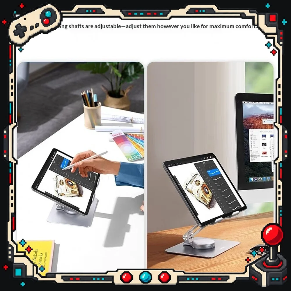 UGREEN LP591-15791 Tablet Stand Aluminum Alloy 360 Rotation Foldable for 4 to 12.9 Inch Pad