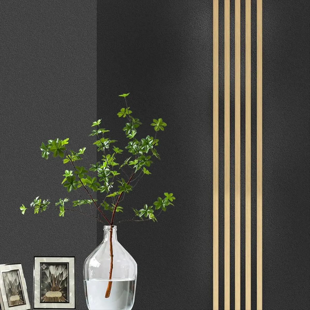 Peel and Stick Metal Molding Trim,Self-Adhesive Stainless Steel for Wall, Fireplace, Mirror Edging and Craft Decoration