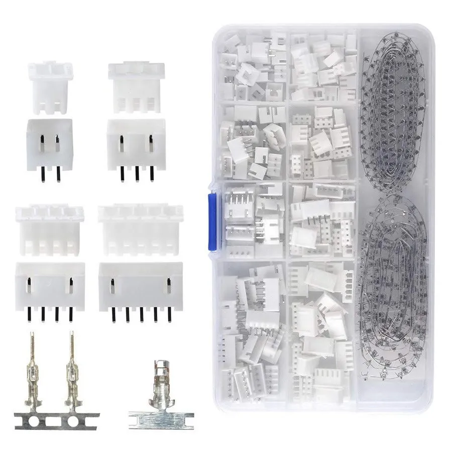 Hot Sale 560Piece 2.54mm JST-XHP 2/3/4/5 Pin Housing with 2.54mm JST XH Male/Female Pin Header Dupont Wire Connector Kit