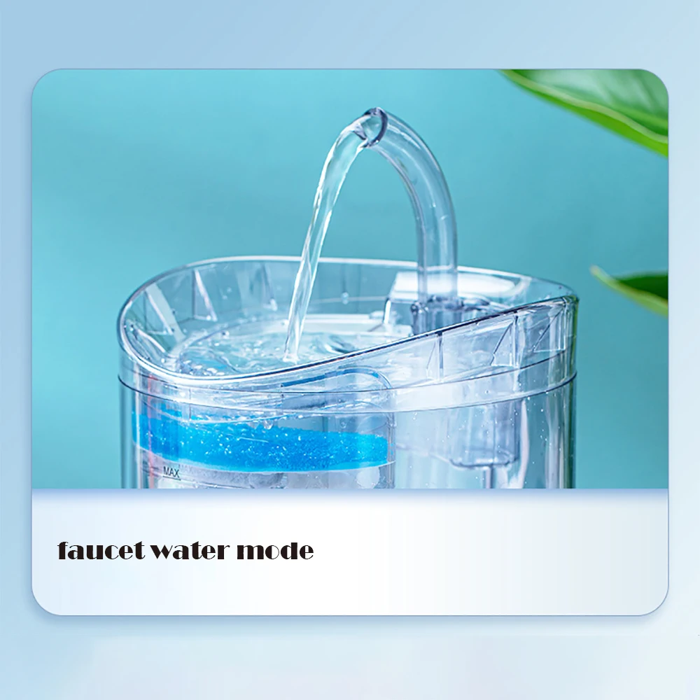 Katze Wasser Feeder Automatisierung Sensor Wasserhahn Brunnen Lebensmittel Grade Transparent Kunststoff Hund Wasser Dispenser Für Katze Haustier Sensor Trinker – Detail 3
