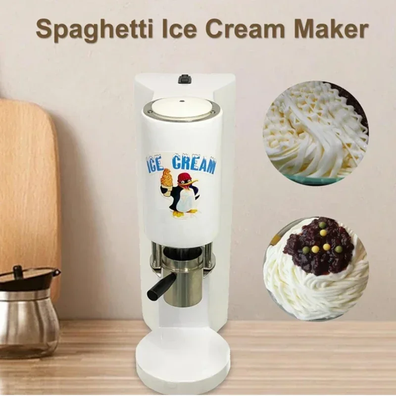 Spaghetti Press Ice Cream Machine Mold Pasta Italy Gelato Noodle Ice Cream Makers Electric Gelato Making Machine