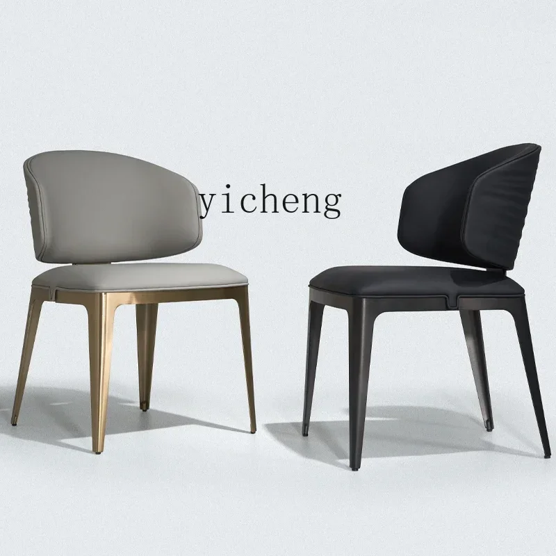 

YZ light luxury household dining chair simple modern back chair coffee shop sales department hotel negotiation chair home decor