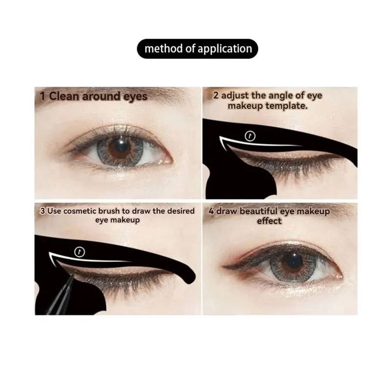 Cat Eyeliner Card Cat Line Auxiliary Tool Cat Eye Card Eyeliner Model Card Applicable Auxiliary Tool for Beginners