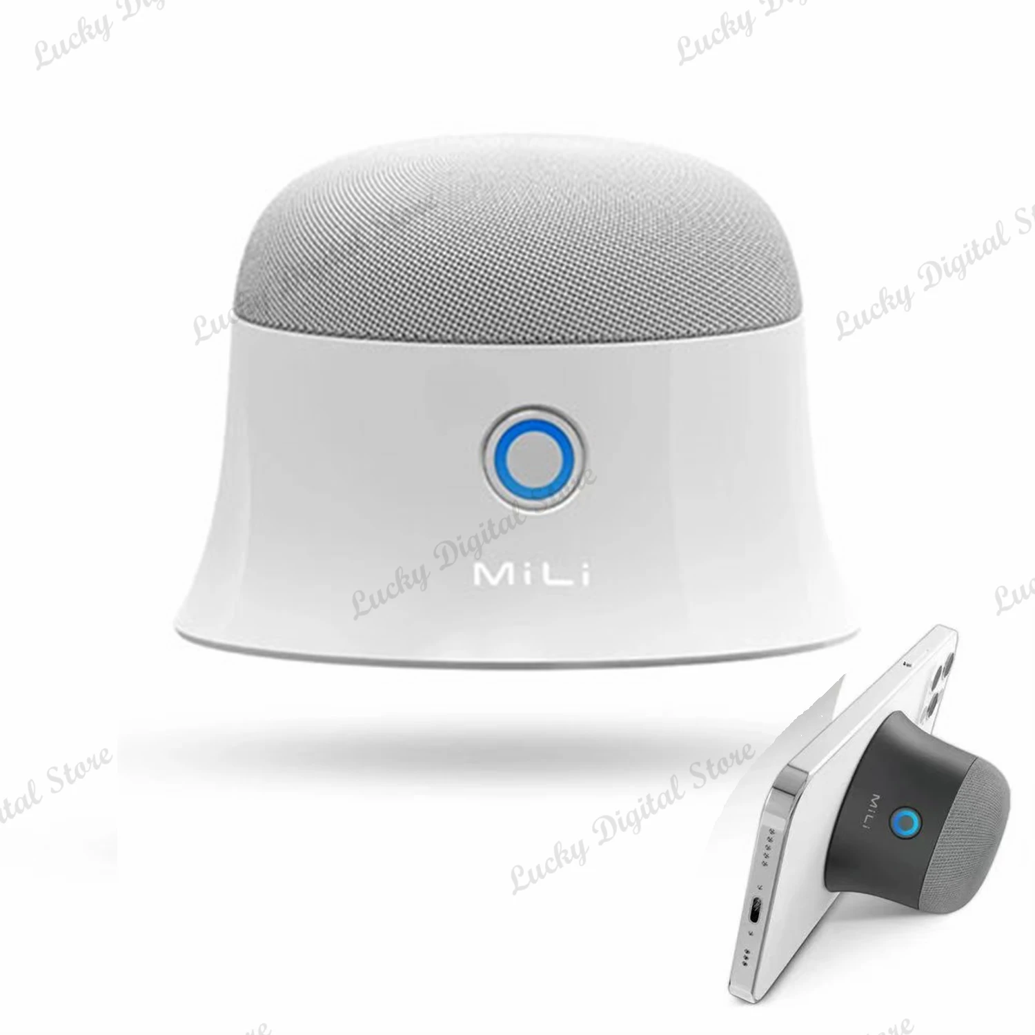 

MiLi Mag SoundMate MagSafe Megnetic Bluetooth Speake Портативная настоящая беспроводная подставка для телефона с длительным временем воспроизведения Высокое качество