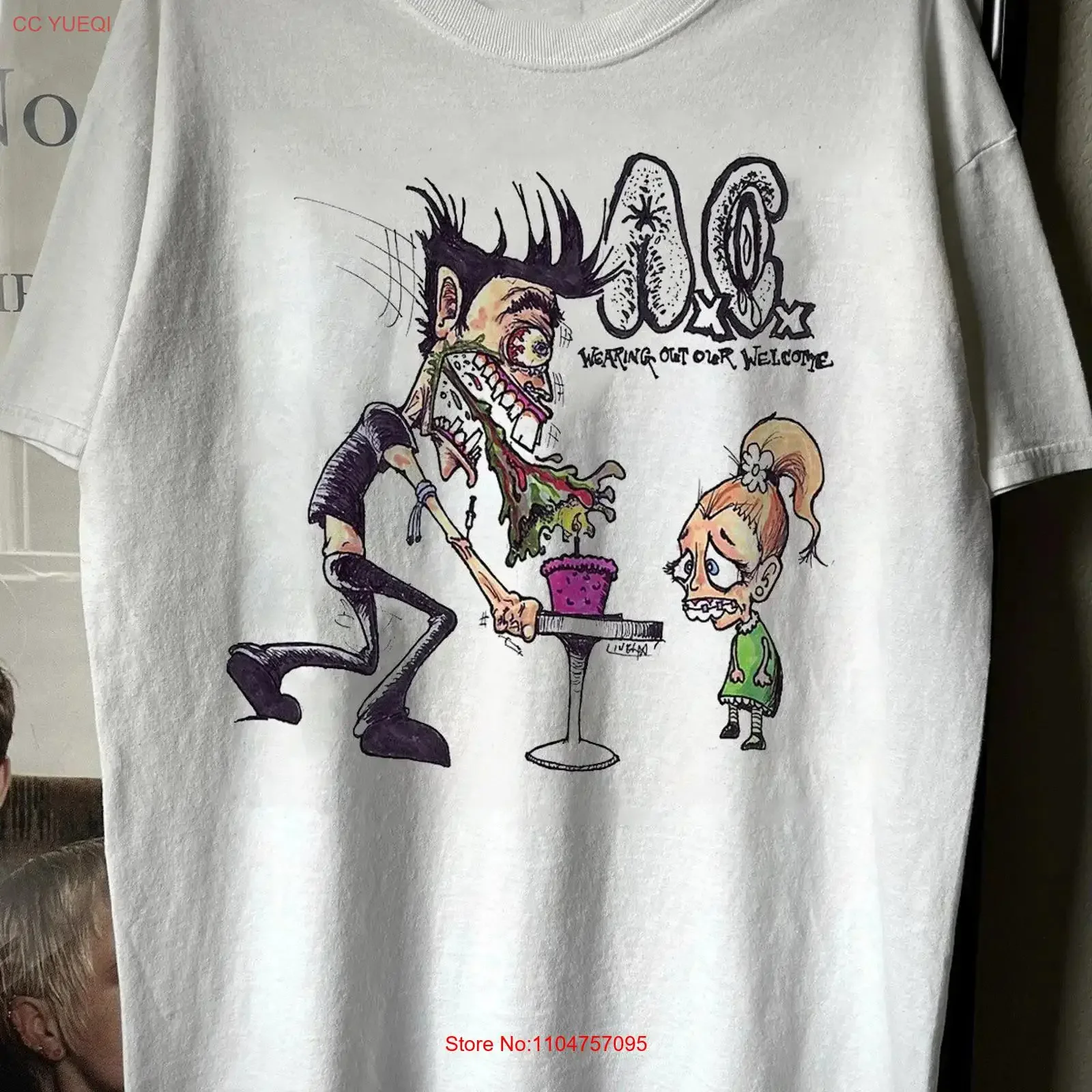 AnalCunt AxCx Band Caring About Anything White S to 5XL T Shirt PN565 vintage Washed Comfortable homme designer clothes