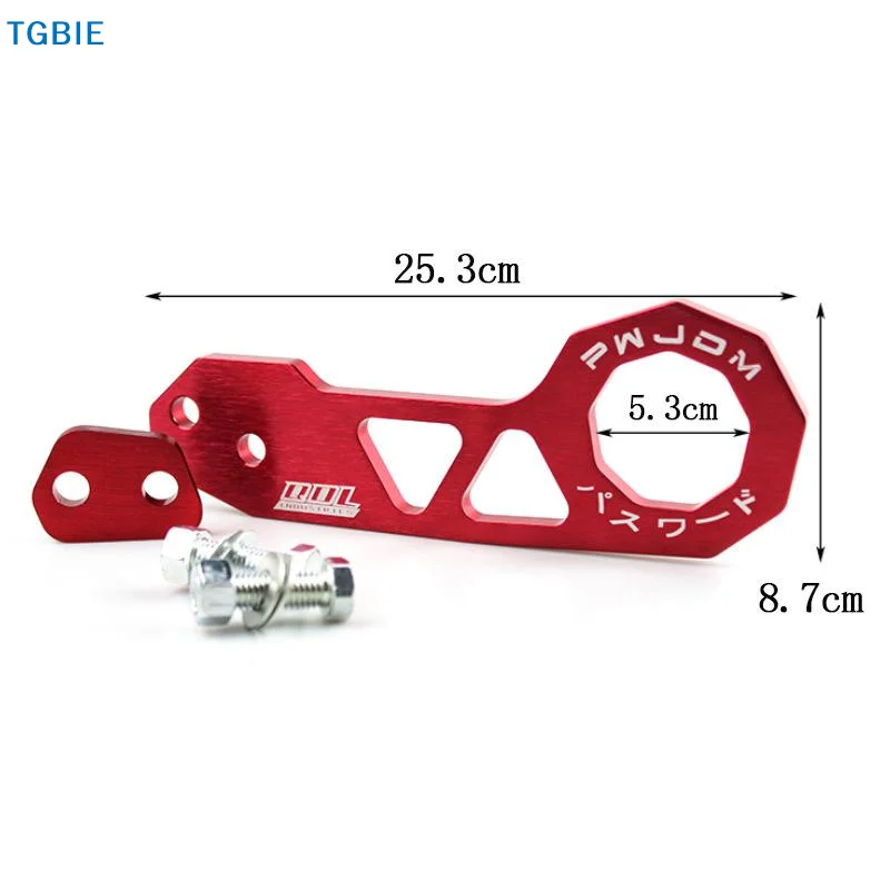 [TL]【TL】1 Set Universal Aluminum Alloy Rear Tow Hook Racing Rear Tow Hook Rhombic Towbar Towing Tools For Civic Fit Jazz Gk5
