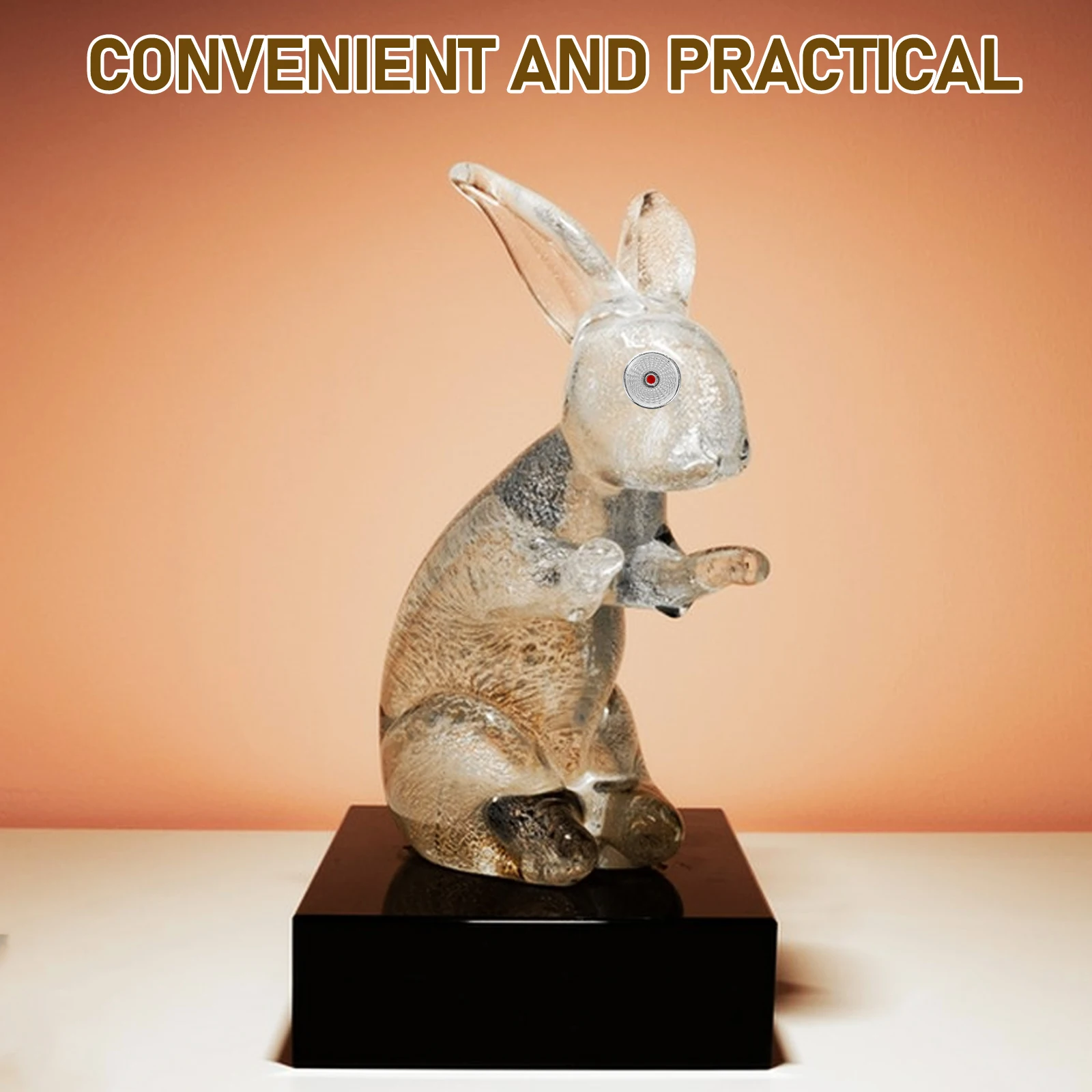 100 قطعة متوهجة الحيوان ديكور الراتنج عيون تعمل بالطاقة الشمسية في الهواء الطلق الديكور الداخلي الأضواء غطاء المصباح لحديقة تمثال Diy بها بنفسك #6