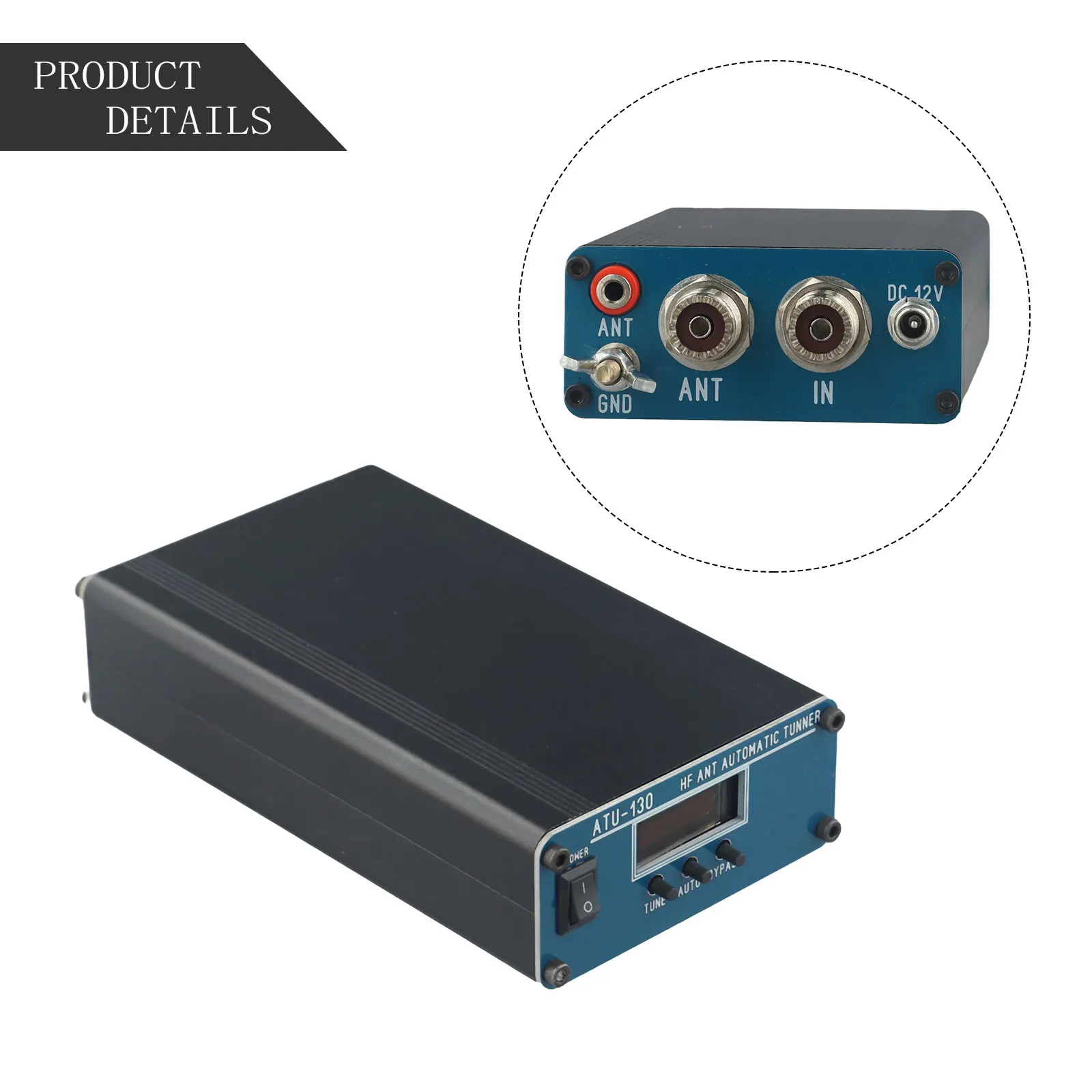 Features Antenna Tuner Reliable Components Wide Frequency Range Aluminium Alloy Compact Design Convenient Power Supply