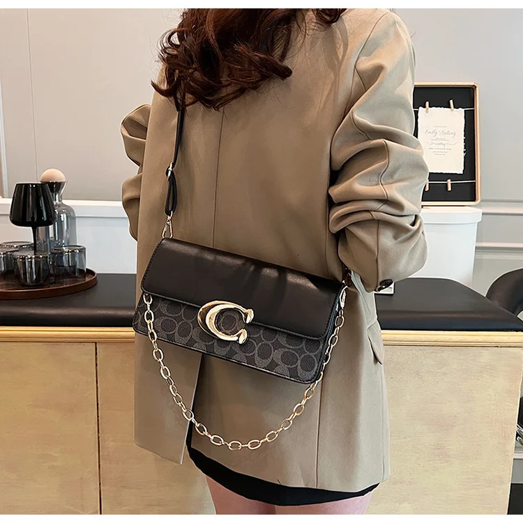 

Новая женская сумка-тоут 2025 года в стиле ретро, премиум-класса, универсальная сумка через плечо и на плечо