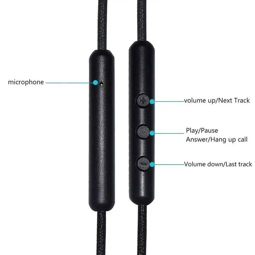 Cables trenzados duraderos Control de volumen micrófono extensión Cable de auriculares Cable de Audio Cable de auriculares para Marshall