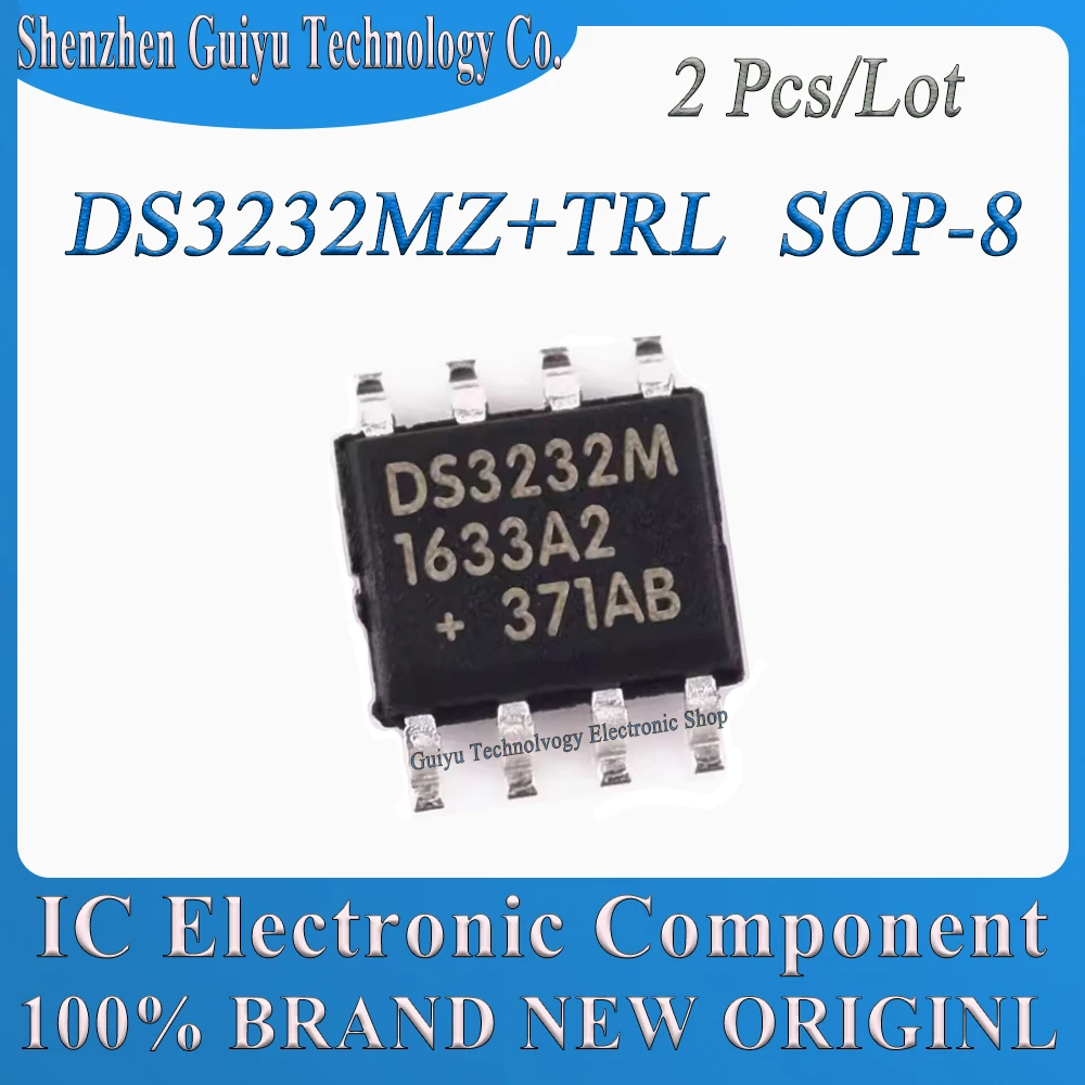 

2 Pcs/Lot DS3232MZ+TRL DS3232MZ DS3232M DS3232 DS SOP-8 IC Chip