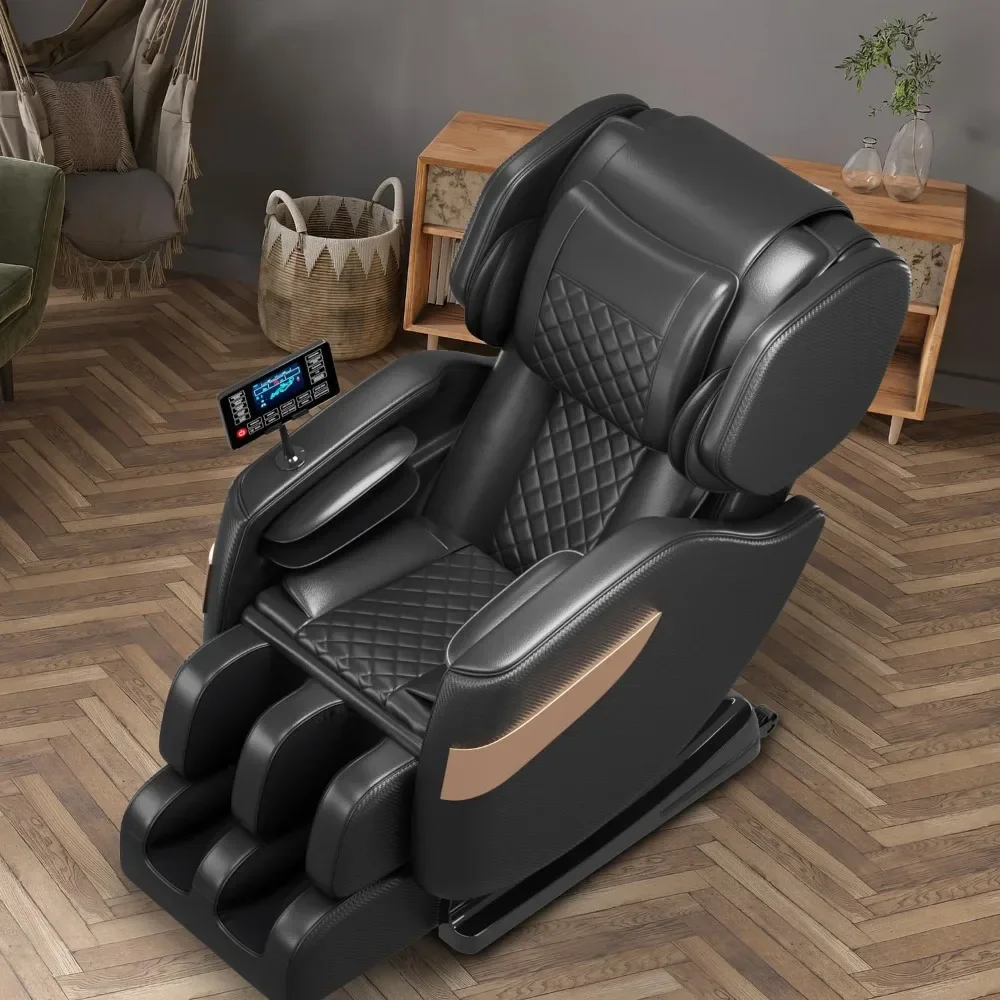 Zero Gravity Recliner with Shiatsu Massage, Foot Massage, LCD Control, Waist Heater, Bluetooth, Massage Chair with Airbags