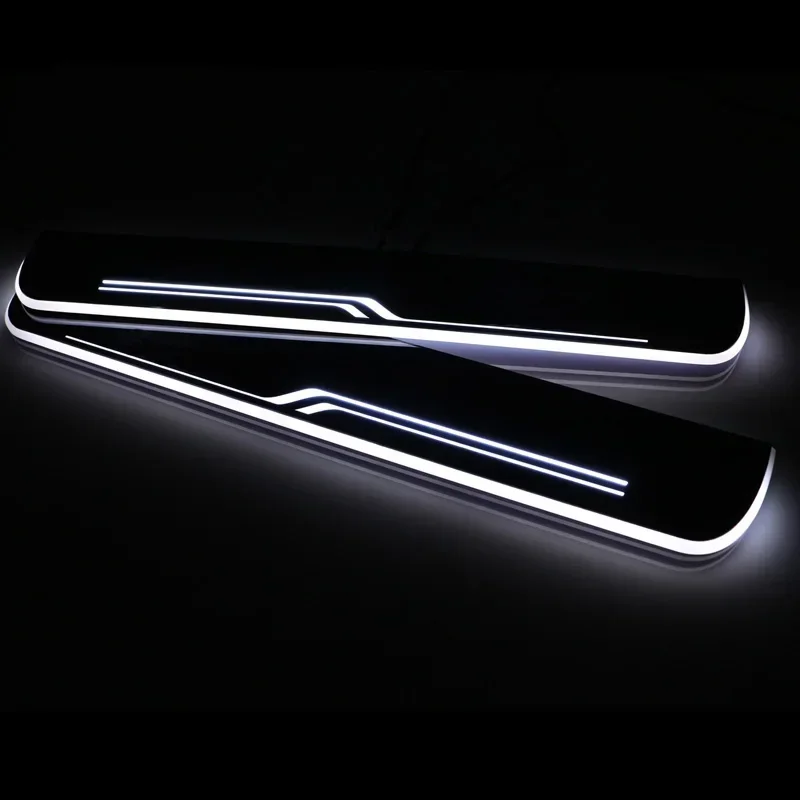 Pedal Lights For Ford Fusion 2015 - 2020  Moving LED Welcome Car Scuff Plate Pedal Door Sill Pathway Foot Lamps