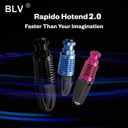 BLV®RAPIDO HOTEND 2 고유량 최대 115W, VORON DDE DDB 압출기 Ender3 V2 CR10 V3 MK3S 용