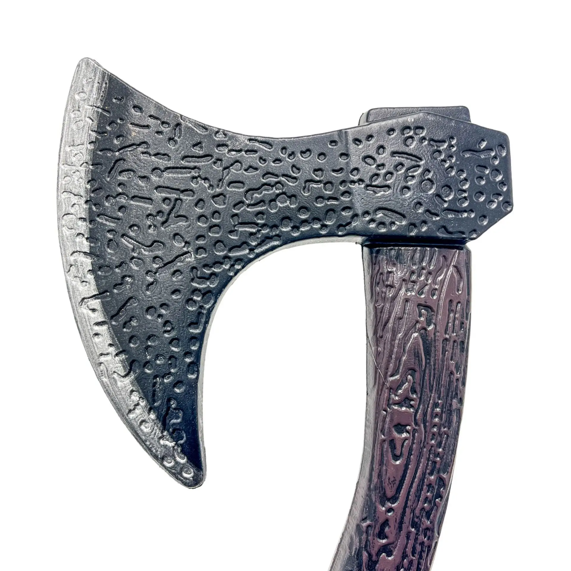 Halloween cosplay medieval plastic axe makeup props, Christmas party toys simulation bloody props axe