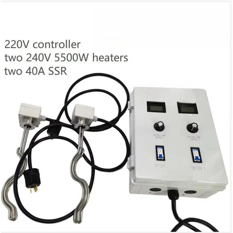 220V single-phase static power controller, built-in 5500W solid-state voltage regulation and power regulation controller