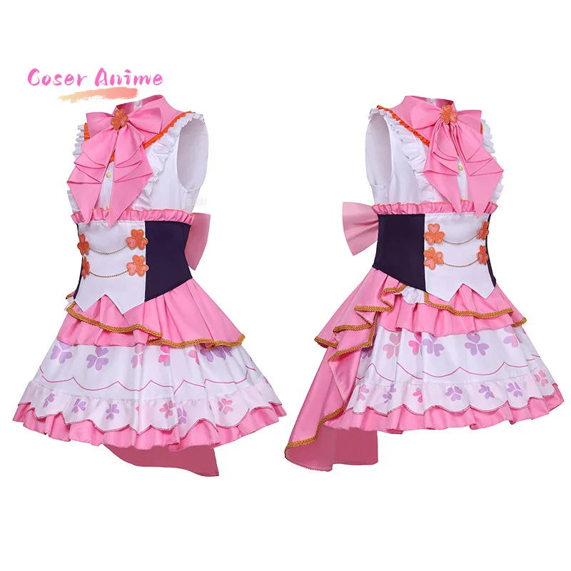 Project Sekai Movie: Kowareta Sekai To Utaenai Anime Cosplay Momoi Airi Costume Play Uniform Headdress Set Outfit Comic Con