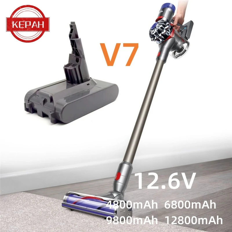 

Литий-ионные аккумуляторы V7, 2021 в, 21,6 мА · ч, 12800 А · ч, для аспиратора Dyson V7, Сменные Аккумуляторы