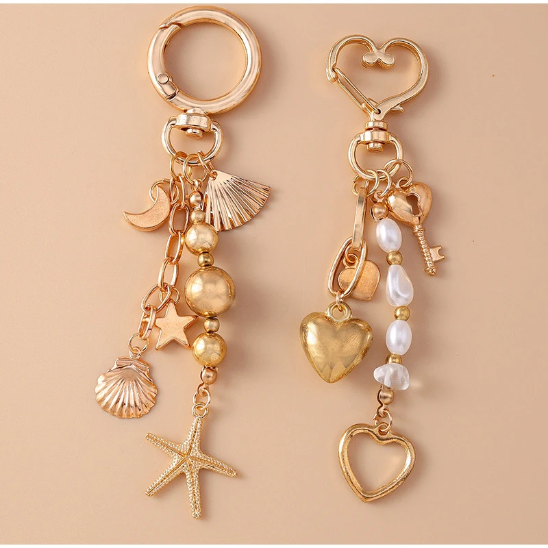 Porte-clés imprimé léopard en forme de cœur, pendentif, sac à pain alcalin, accessoires de décoration de sac à main pour dames, cadeau féminin, nouvelle mode