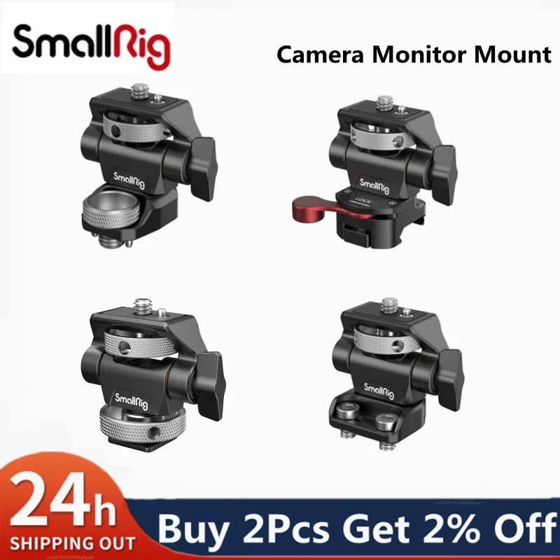 SmallRig DSLR Camera Monitor Holder, ajustável giratória e inclinação, montagem com ARRI-Style Mount 2903
