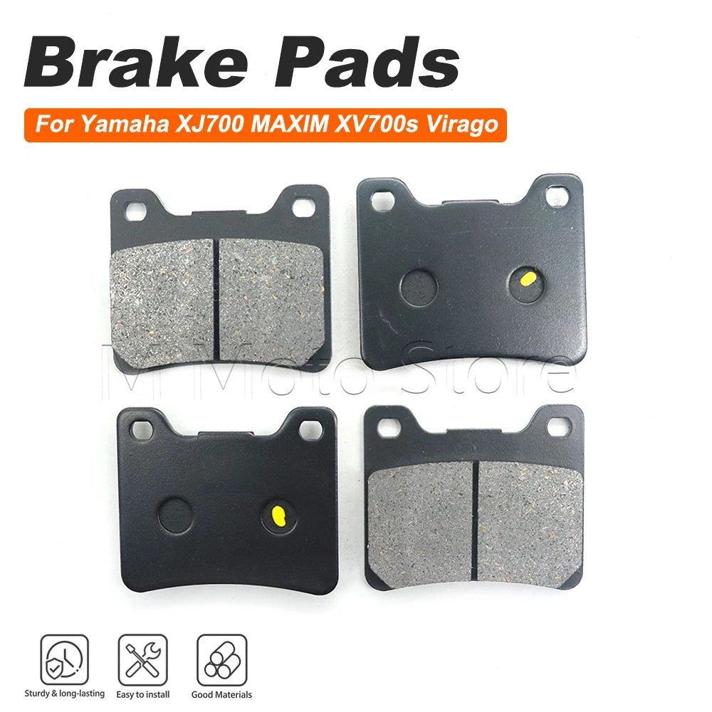 ヤマハ-xj-700-xj700-xj700x-maxim-xv700-vf750-xv700s-ビラーゴ-xj900r-xv1000-バイク用フロントブレーキパッド