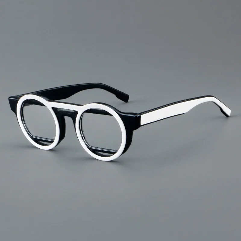 

Fashion Classic Men Myopia Glasses Frame Women Acetate Brand Designer Retro Green Personality Prescription Glasses