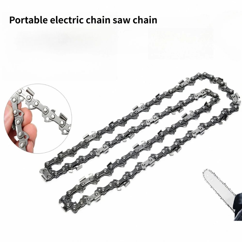 6 Inch 1/4" Pitch 37 Drive Link Saw Chain Sturdy Replacement Accessory for Portable Electric Chainsaw Wood Cutting