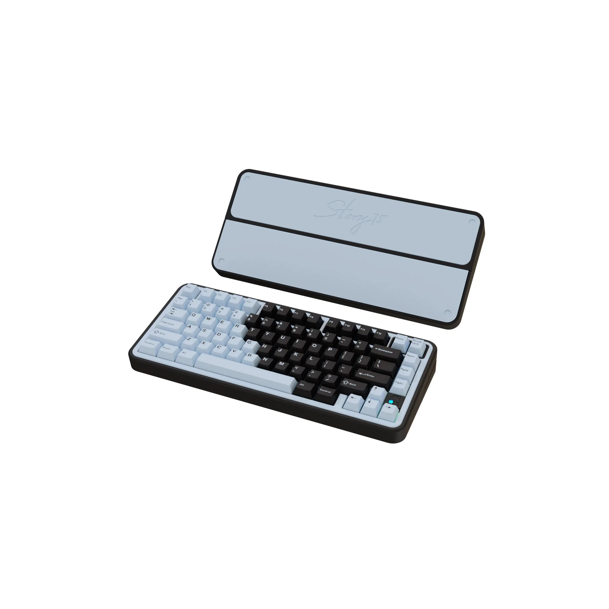 Story75 Mechanical Keyboard Kit Aluminum Alloy Tri-mode RGB Hot Swap Customized 75% Layout Keyboard Kit Gaming Keyboards