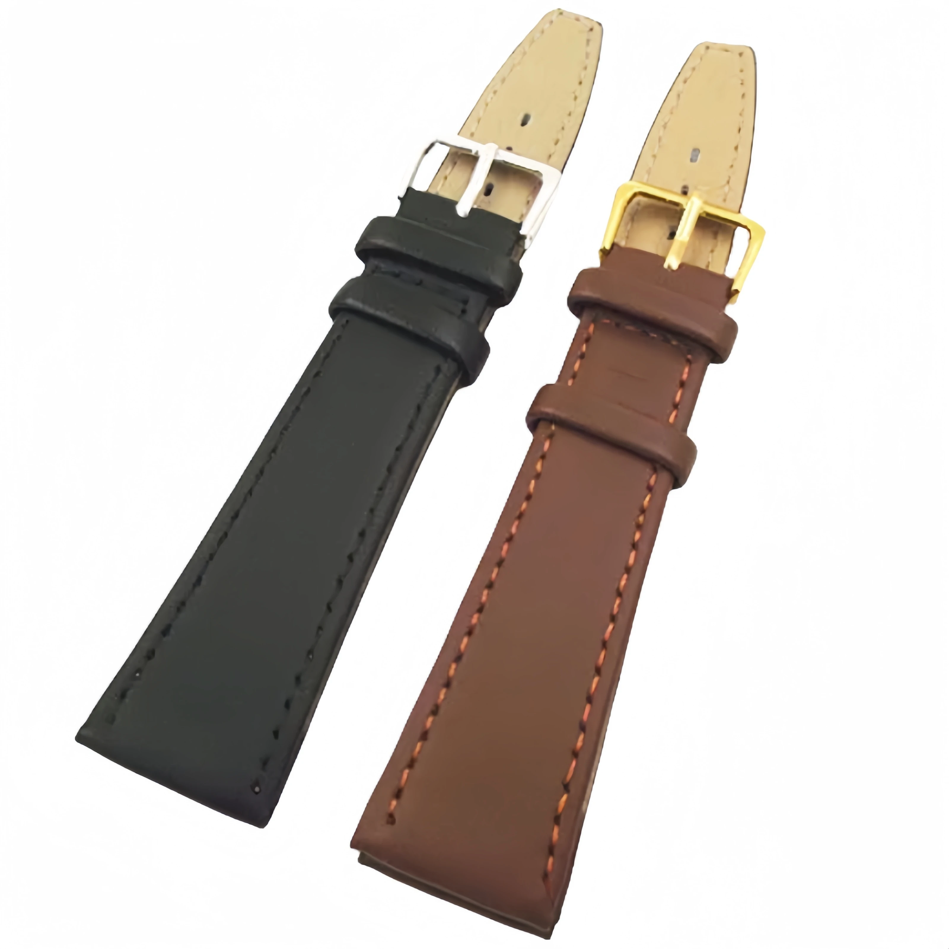 Wholesale 200PCS/Lot 12mm 14mm 16mm 18mm 20mm 22mm Watch Band Watch Strap Watch Parts Black And Brown Color New