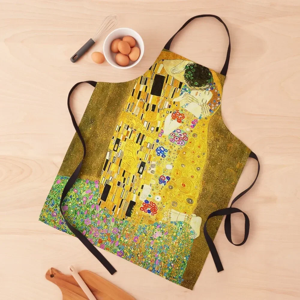 

The Kiss - Gustav Klimt Apron Kitchenware painters Apron