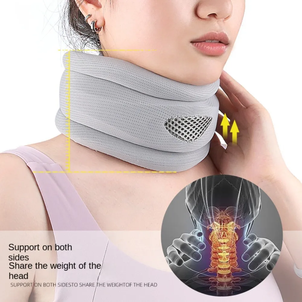 

Sponge Neck Support Brace Firm Head Pillows Breathable Neck Spine Stabilizer Comfort Elastic Sprain Cervical Collar