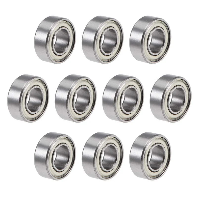 R188ZZ Deep Groove Ball Bearings Z2 1/4 Inch x 1/2 Inch x 3/16 Inch Double Shielded Chrome Steel Skateboard Bearings Sealed